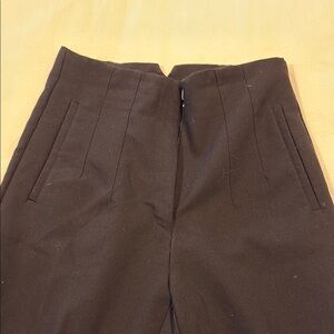 Zara Black Dress Pants Straight-Leg Classic